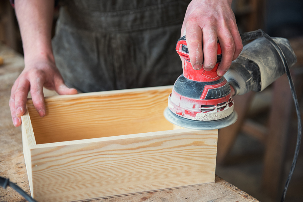 Sanding Wood